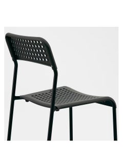 Chairs - Durable Chairs - Dining Chairs - Lightweight Chairs Black (Tested for: 110 kg) Steel & Polypropylene Plastic (Set of 4) - pzsku/ZA4C30D2CD365007530CEZ/45/_/1736185730/8083ae9b-a030-4ea6-919d-03f0a95106a5