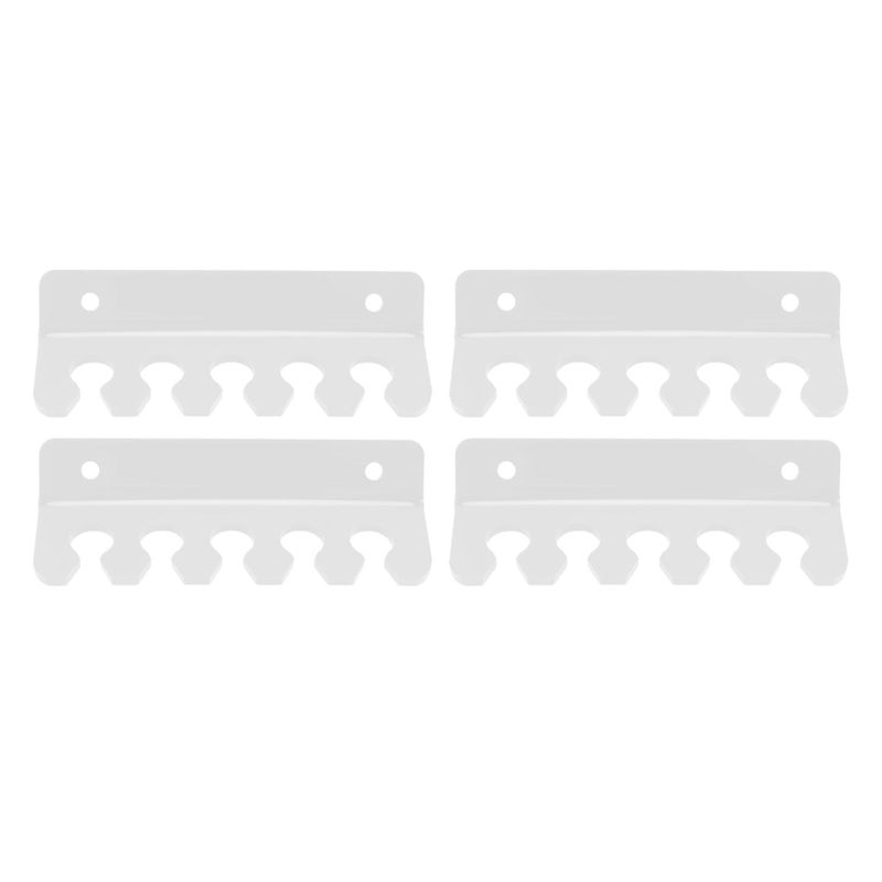 Black Cable Clips 5 Slot Cord Organizer with Screws for Desk Car Home Office Wall Mounting - Image 2