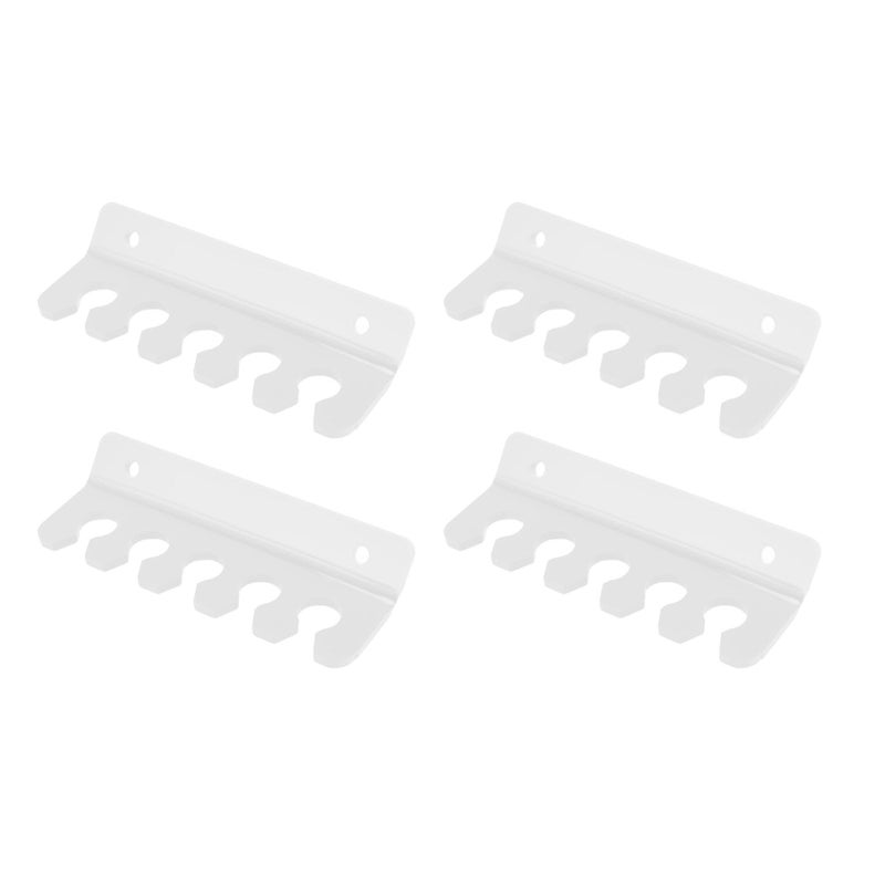 Black Cable Clips 5 Slot Cord Organizer with Screws for Desk Car Home Office Wall Mounting - Image 3