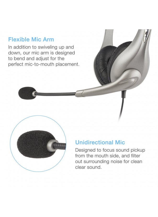 Cyber Acoustics Cyber Acoustics USB Stereo Headset (AC-851B)  - Image 3