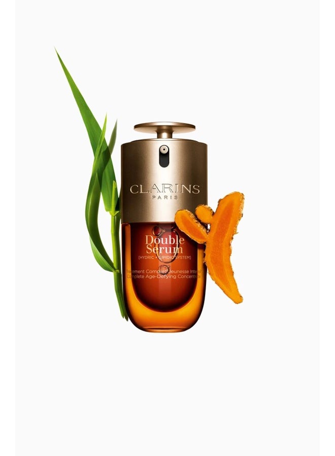 CLARINS Double Serum 30ml | Iconic Anti-Aging Two-Phase Face Serum with 21 Plant Extracts | Firms, Smooths & Visibly Reduces Wrinkles for All Skin Types | Intensive Youth-Renewing Anti-Wrinkle Concentrate 30ml - Image 2