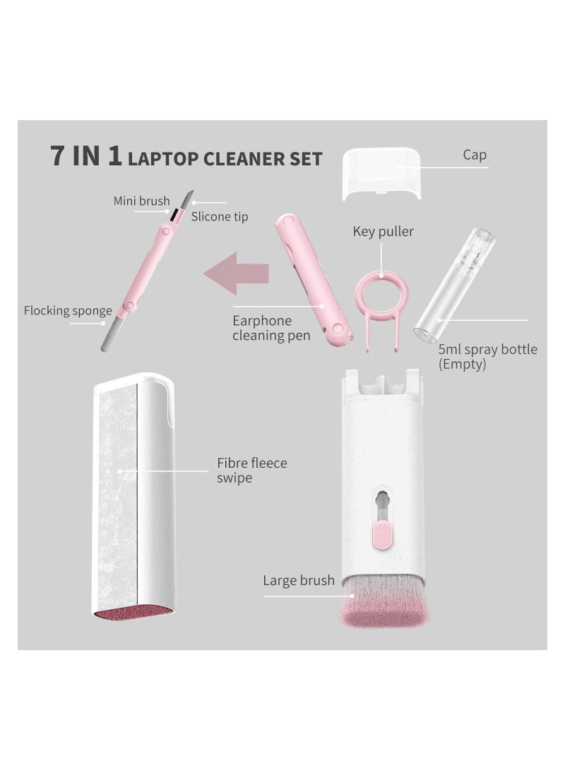 TIGER 7-in-1 Laptop & Keyboard Cleaning Kit – Multi-Tool Computer, MacBook, Earphone & Screen Cleaner Set with Soft Dust Brush, Keycap Puller, Precision Tools & Port Cleaners | Compact & Reusable  - Image 4