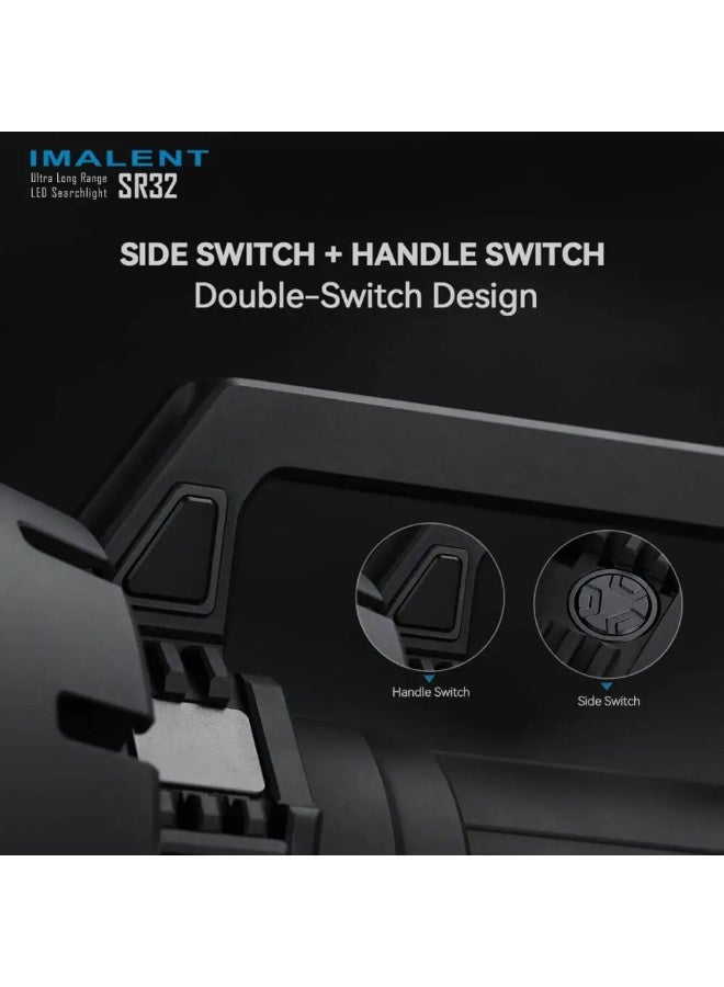 IMALENT SR32 Brightest Flashlight 120,000 Lumens 2080M Cree XHP 50.3 HI LEDs - Image 4