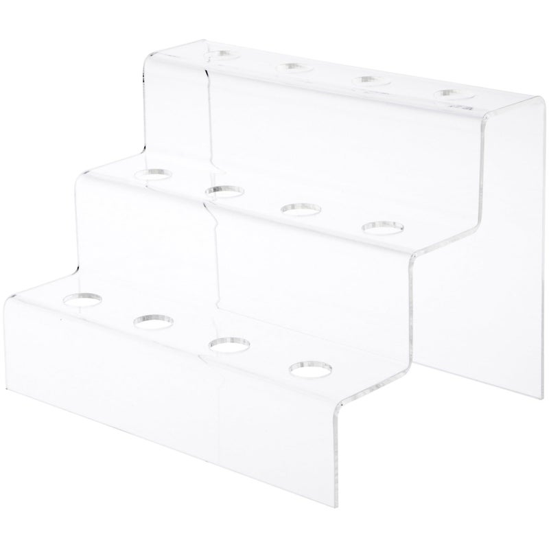 Plymor Plymor Clear Acrylic Wine Bottle Stopper Display Stairs 625 H x 875 W x 65 D 