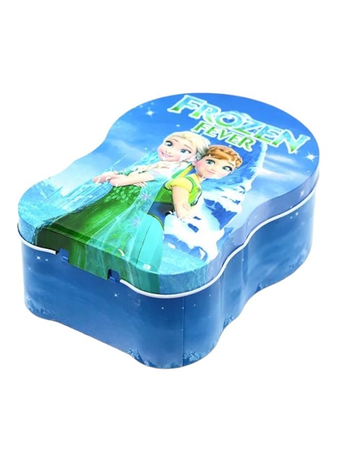 Toy Box Frozen Piggy Bank with Lock & Key Coin Box for Kids  - Image 3