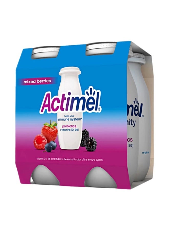 Skimmed Dairy Drink Mixed Berries - 4 x 93ml