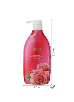 Kormesic Rose Body Wash 800ml - Romantic & Moisturizing  - Image 1