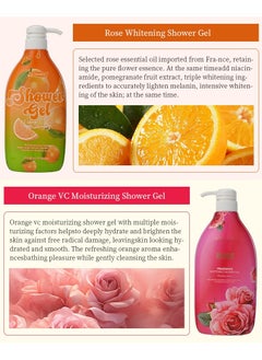 Kormesic Rose Body Wash 800ml - Romantic & Moisturizing  - Image 2