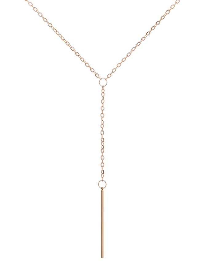 شاربدو قلادة بتصميم بسيط مصنوعة من خليط معدني - Image 2