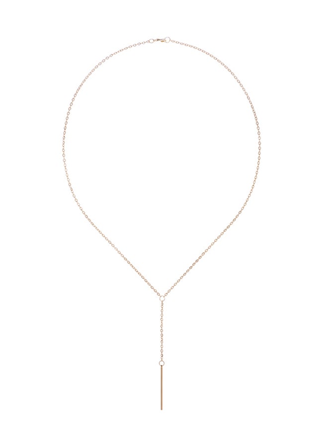 شاربدو قلادة بتصميم بسيط مصنوعة من خليط معدني - Image 1