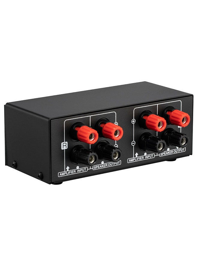LYNEPAUAIO - 150W 14AWG Desktop Passive Speaker Volume Control Box Amplifier Speaker Volume Adjustment with Separate Left/Right Channel Control - Image 1