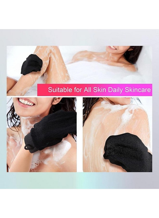 SHOPOLIFE Body Exfoliating Glove - Pure Viscose Fibre, Double-Layered Exfoliating Body Glove for Dead Skin, Tan Removal from Face and Body (1 Pc - multicolor) - Image 5