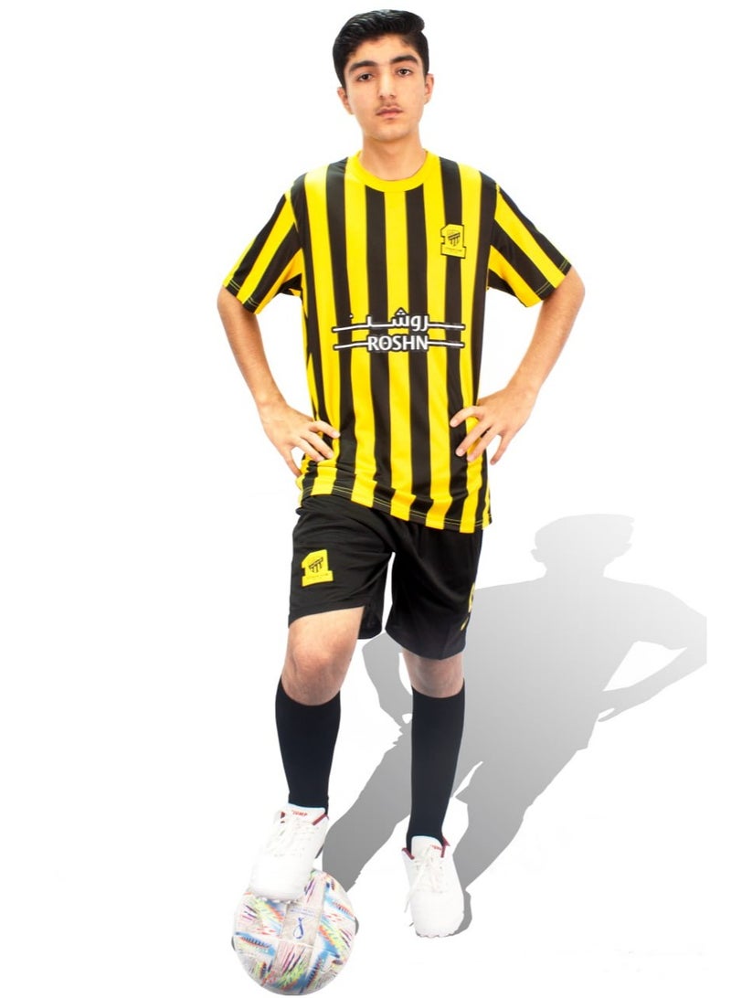 Club Jersey Ittihad for Adults 22/23 Home/Away  Jeddah Jersey T-Shirt and Short - Image 3