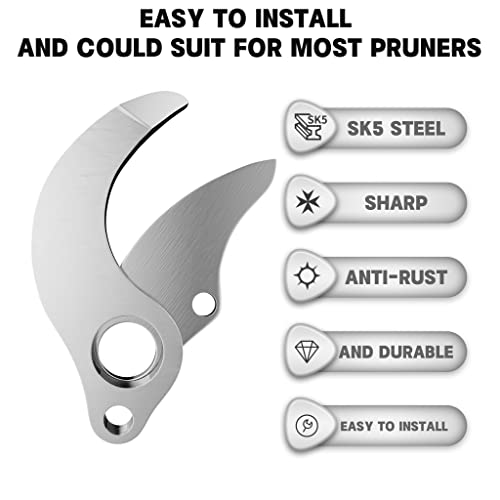 Dragro Electric Pruning Shears Replacement Blade, 30MM (1.2Inch) Cutting Diameter, Only Compatible Applicable to 1.2inch 30mm Model - Image 3
