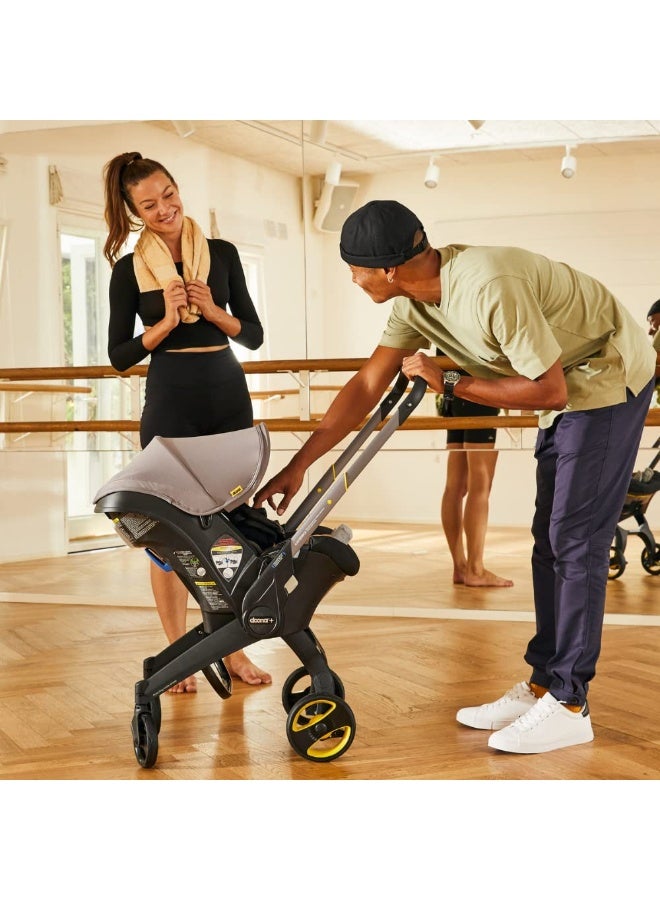 Doona Baby Car Seat And Travel Stroller Urban Grey Convertible 0 Car Seat And Pram With 5 Point Safety Harness Ergonomic Pushchair And Travel System Isofi X Base Sold Separately  - Image 5