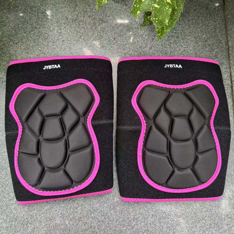 JYBTAA Men/Women Knee Pads, Garden Knee Cushion for Cleaning Floor, Waterproof Soft Knee Protector for Kneeling Crawling Work, Adjustable Flexible Foam Pad for Yard Tile Concrete for Worker, Rose Red L. (1 Pair) - Image 2