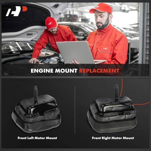 A-Premium 2PCS Front Left and Right Engine Motor Mount Set Compatible with Lincoln Town Car 2003-2008 4.6L - Image 2