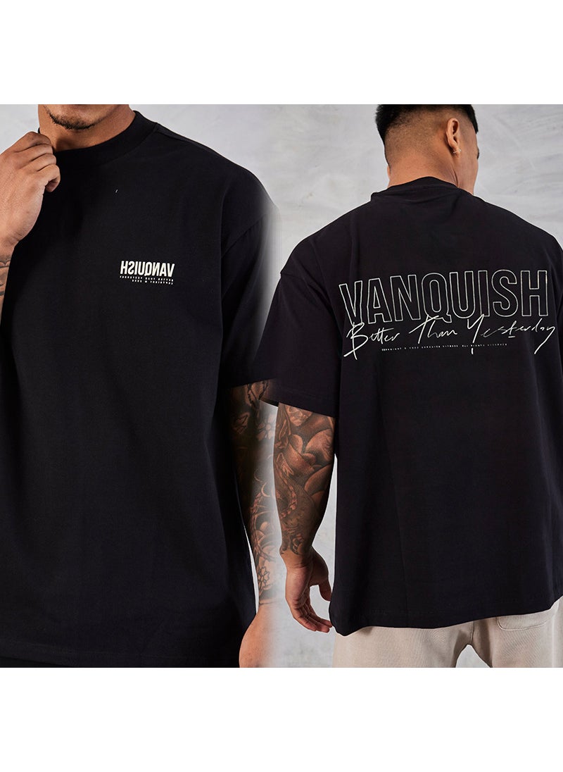 Generic - Large Size Mens Running Exercise Cotton T-Shirt Short Sleeve Sportswear Casual Fitness Clothing VQ Hip Hop Style Summer Tx52 white - Image 1