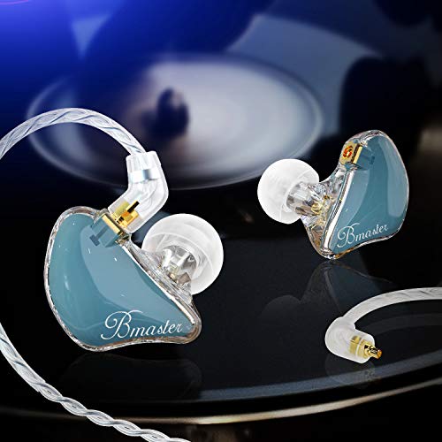 BASN Bmaster Triple Drivers in Ear Monitor Headphone with Two Detachable Cables Fit in Ear Suitable for Audio Engineer, Musician (Blue) - Image 5