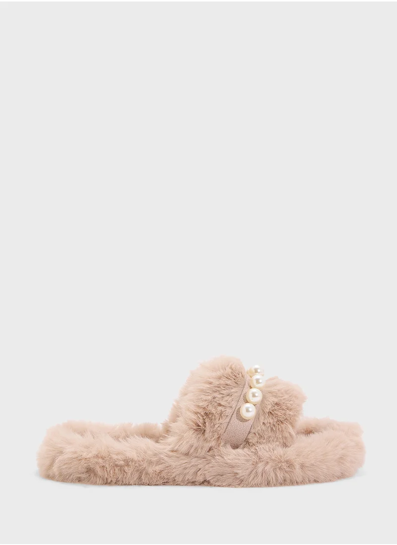 جينجر Bedroom Slipper With Pearls
