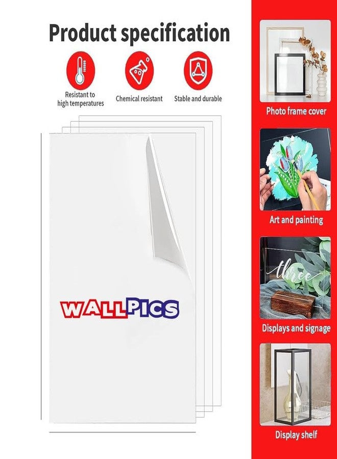 Wallpics Transparent Acrylic sheets 1mm,High Gloss clear Plexiglass Glass for Art & Craft, Painting, School Projects, Signage, DIY, Photo Frame (10x14inch-2pc) - Image 4