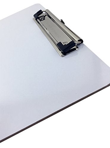 Trade Quest Clipboard Dry Erase Surface 9'' x 12.5'' Letter Size Low Profile Clip Whiteboard Single (Pack of 1) - Image 5