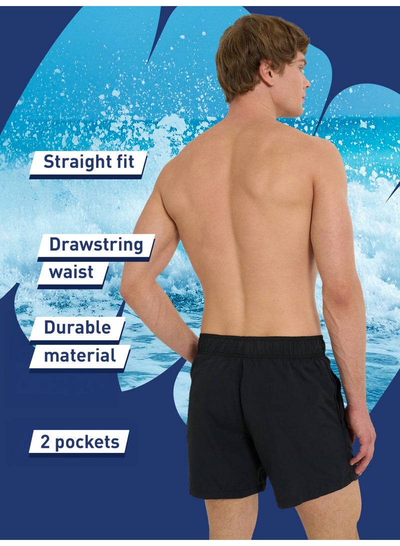 Termit Men's Beach Shorts Black  100% Polyester, Swim 'n' dry Quick-Drying, Durable Fabric for Surfing & Water Sports - Image 2