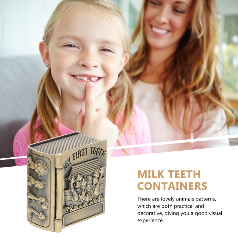 2 Pcs Tooth Boxes Kids Keepsake Teeth Cases Teeth Containers - Image 4