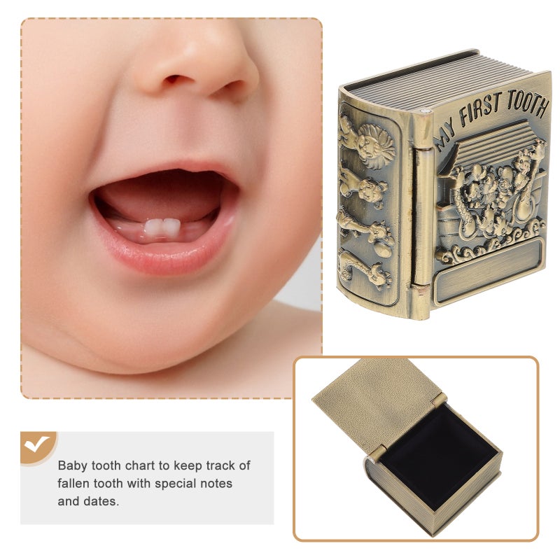 2 Pcs Tooth Boxes Kids Keepsake Teeth Cases Teeth Containers - Image 3