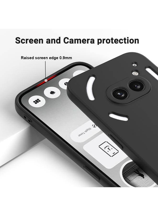 S-TOP Case For Nothing Phone 2a Pure Color Liquid Silicone Shockproof Phone Case - Image 4