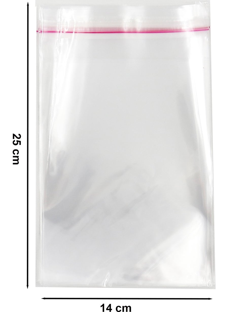 Repro Design 14X25 cm Transparent Tape Bag / 50 Pieces  - Image 3