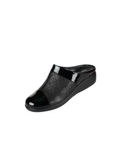 Michelle Morgan 092-2852 Michelle Morgan Ladies Clogs 2418-26 Black  - Image 3