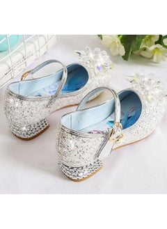 Generic Girls princess shoes new style children's crystal shoes fashionable princess shoes high heel children's shoes little girl performance shoes  - Image 3