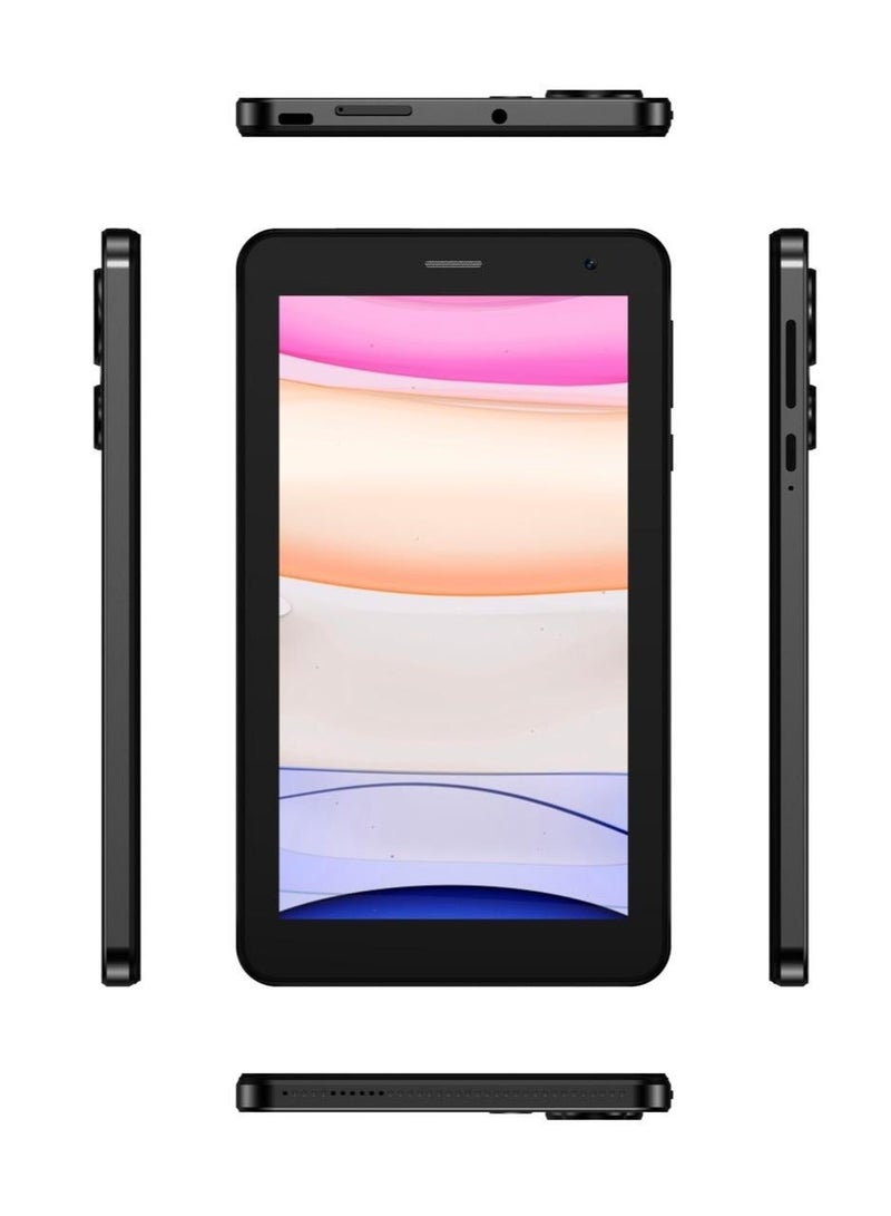موديو كمبيوتر لوحي M795 بشاشة عالية الدقة مقاس 7 بوصات وذاكرة وصول عشوائي (RAM) سعة 6 جيجابايت وسعة تخزين 256 جيجابايت ويدعم تقنية 5G - الإصدار العالمي باللون الأسود - Image 3