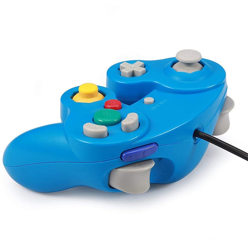 Arrocent GC Controller, Replacement for Gamecube Controller, Compatible with Wired USB Game Cube Controller/PC Windows 7 8 10 PC (Blue) - Image 5