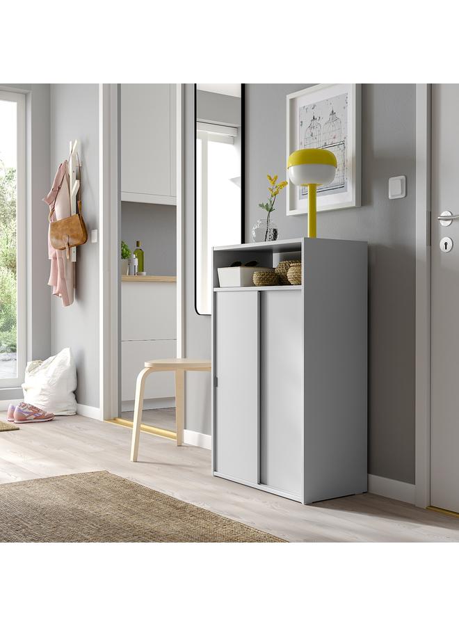 Zaboon Cabinet, Light Grey, 60X96 Cm - Image 3