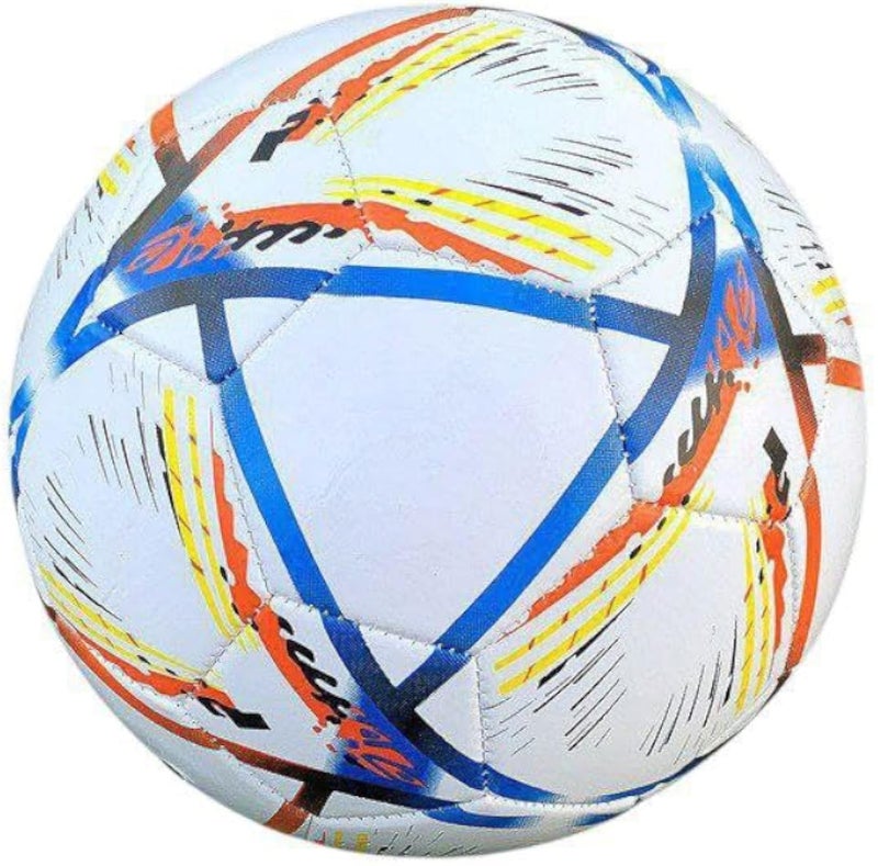 Premium Quality World Cup Soccer Ball For The Ultimate Game Experience, 32 Panel, Size 4, Aims To Enhance Athletic Performance With Precision-Engineered Features - Multi Colour