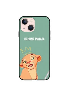 Protective Case Cover For Apple iPhone 13 mini Hakuna Matata Design Multicolour
