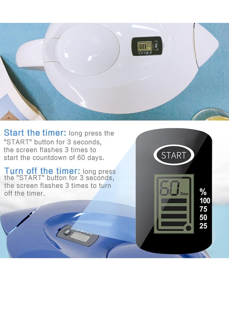 تصفية المياه 3.5L زجاجة مياه مع فلتر عنصر تنقية المياه المعدنية الصحية تصفية زجاجة مياه مجانا BPA تصفية زجاجة مياه زجاجة تصفية المنزلية ( الأزرق ) - Image 2