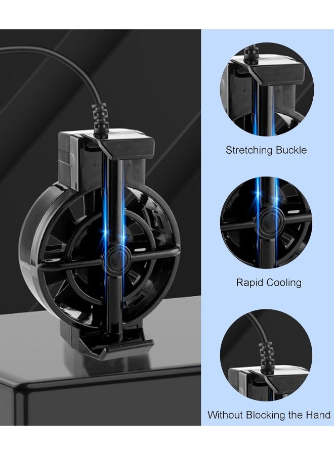 Mobile Phone Cooler for Gaming, Cell Phone Cooling Fan for iPhone Samsung Moto, Mobile Phone Cooler for Games and Movies - Image 3
