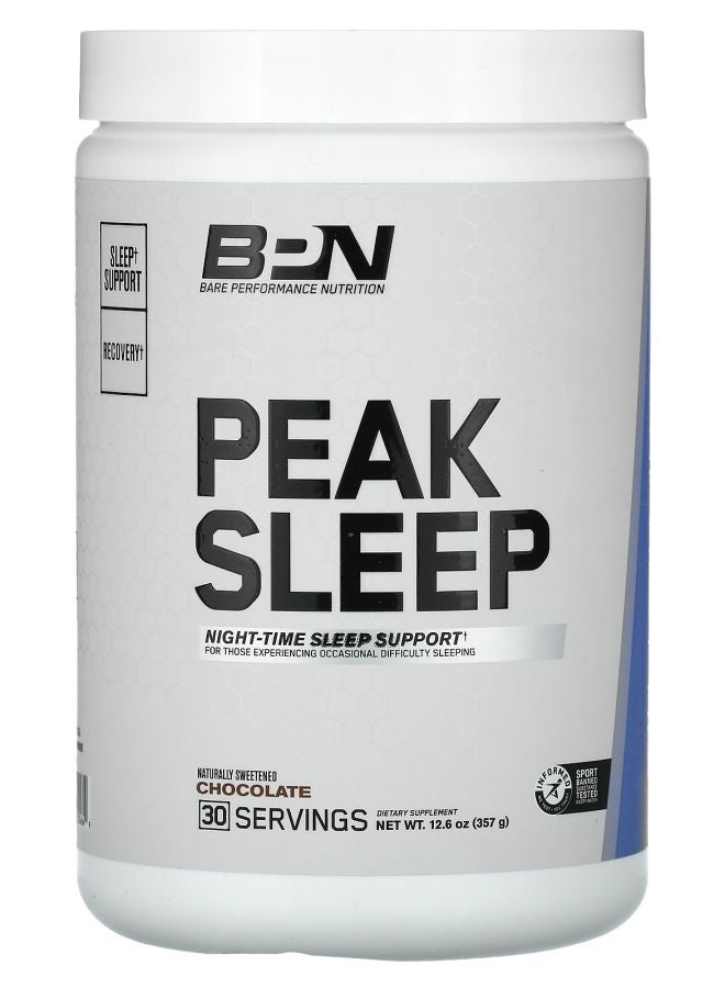 Bare Performance Nutrition Peak Sleep Chocolate 12.6 oz 357g