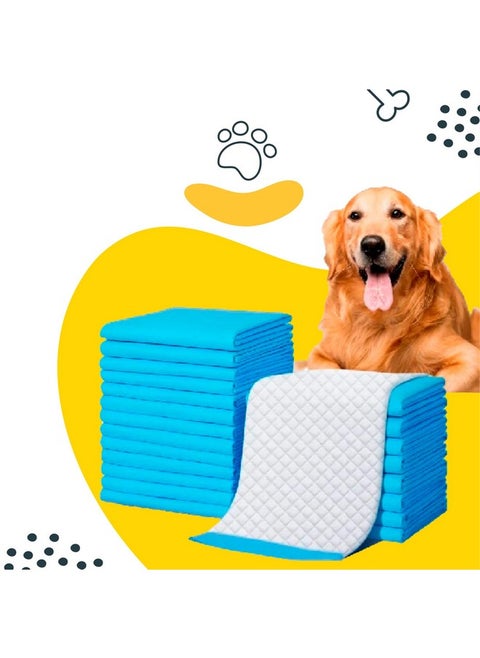 Easypad Pet Training Pads for Dogs, Cats | High Absorption | Pee and Potty Pads | Puppy Training Pads | Quick Drying Surface | Absorbent Core | 56cm x 60cm | Medium Size | 50 Count