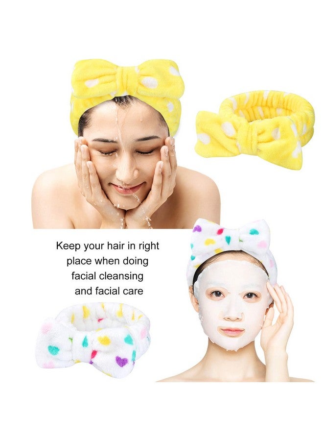 Hishexin 8 Pack Spa Headband Makeup Facial Shower Bath Yoga Sport Headband Headband For Washing Face Hair Wrap Sweat Headband Terry Cloth Headbands For Women Girls - Image 3