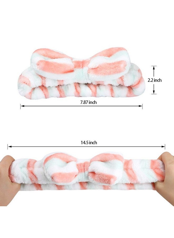 Hishexin 8 Pack Spa Headband Makeup Facial Shower Bath Yoga Sport Headband Headband For Washing Face Hair Wrap Sweat Headband Terry Cloth Headbands For Women Girls - Image 2
