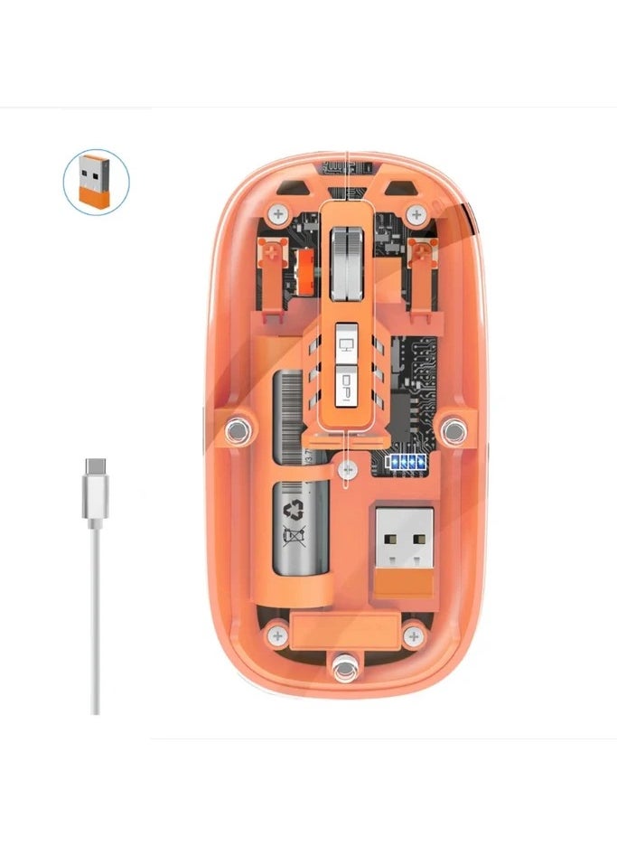 Generic Mouse M233 Multimode Wireless Transparent Design  - Image 1