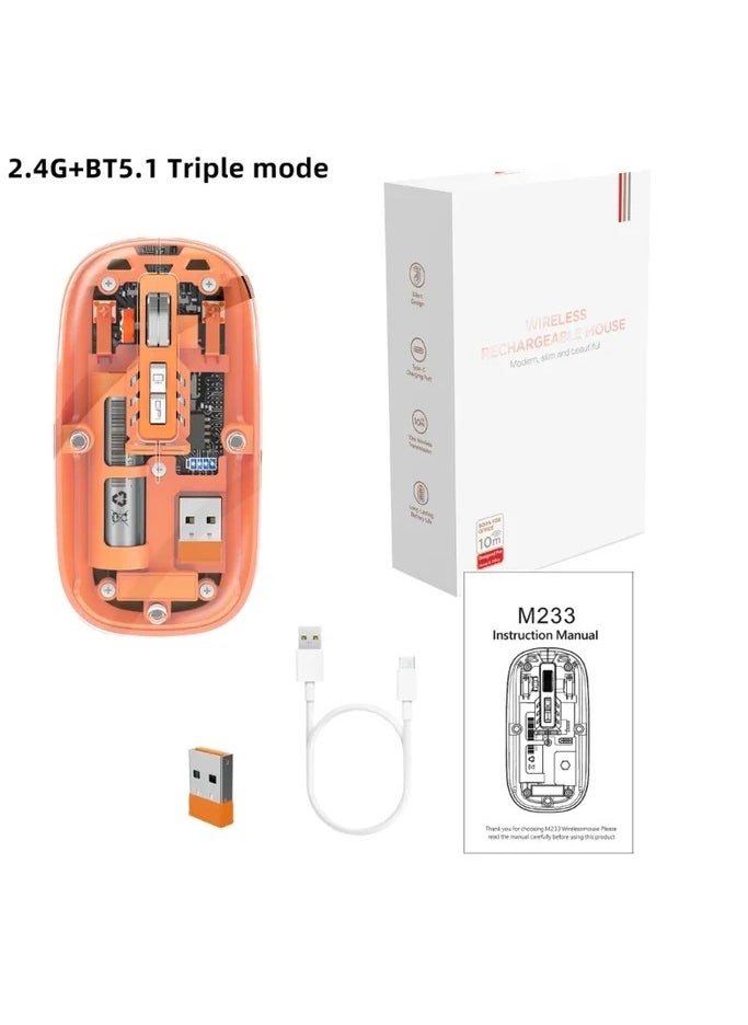 Generic Mouse M233 Multimode Wireless Transparent Design  - Image 4
