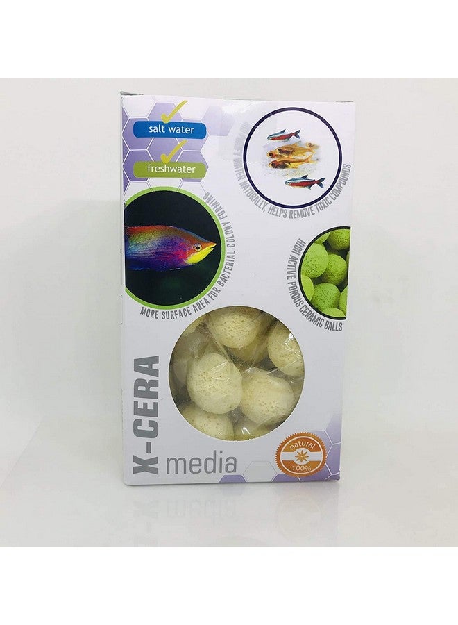 Generic Aquatic Remedies Natural Filter Media For Marine And Fresh Water Aquariums With Free Key Ring, 800Ml (X-Cera, Pack Of 2)  - Image 2