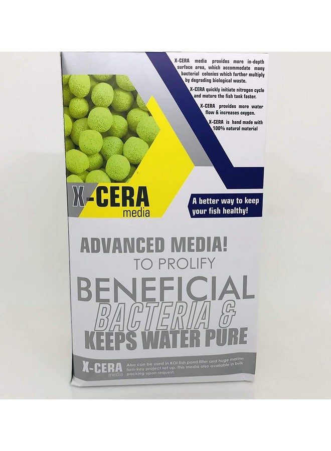 Generic Aquatic Remedies Natural Filter Media For Marine And Fresh Water Aquariums With Free Key Ring, 800Ml (X-Cera, Pack Of 2)  - Image 3