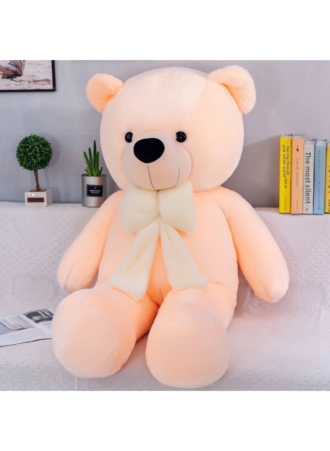 Loquat Creative Large Hug Bear Plush Toy Doll Bow Tie Sweater Bear Children Doll For Girlfriend Birthday Gift-Color:Style Four-Height:60cm - Image 1