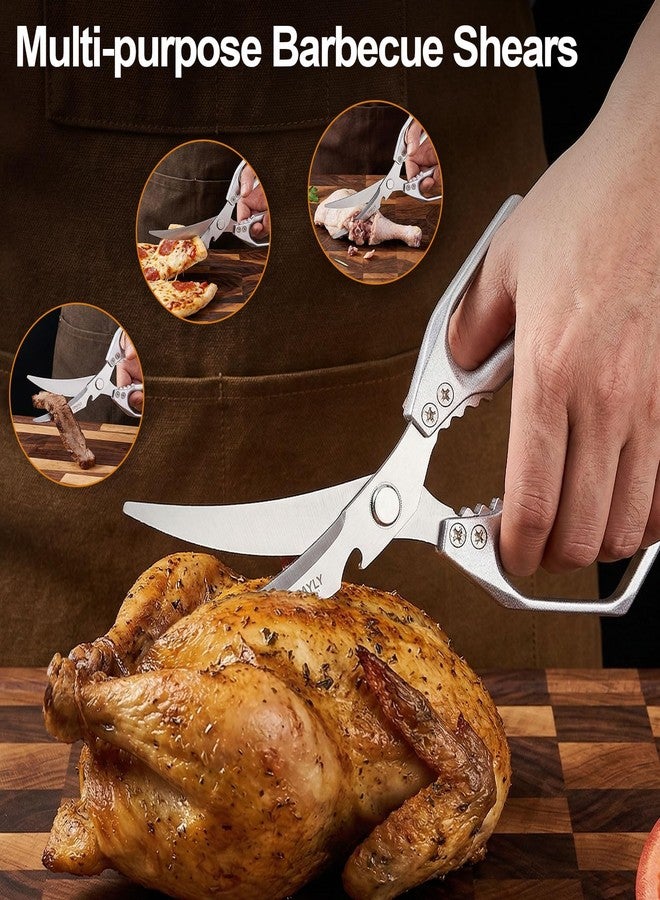 OPAYLY 3PCS Heavy Duty Kitchen Scissors Set All Purpose - Stainless Steel Scissors Meat Scissors Dishwasher Safe Japanese Cooking Scissor for Food Paired with household tailor shears Gifts for Men Women - Image 5